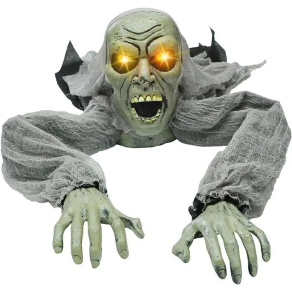 Halloween Décor‎ Groundbreaker Zombie with Sound and Flashing Eyes for Yard